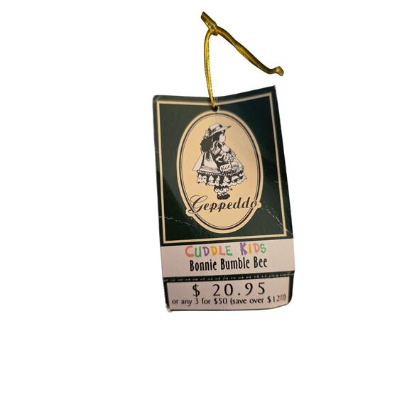 Geppedo Cuddle Kids Bonnie Bumble Bee Doll NWT - Picture 3 of 5